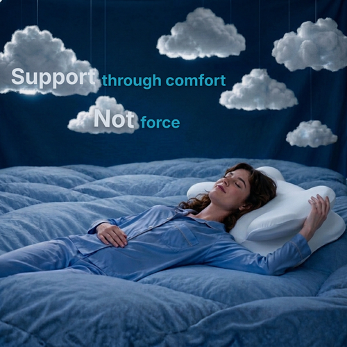 A pillow that adapts as you move.