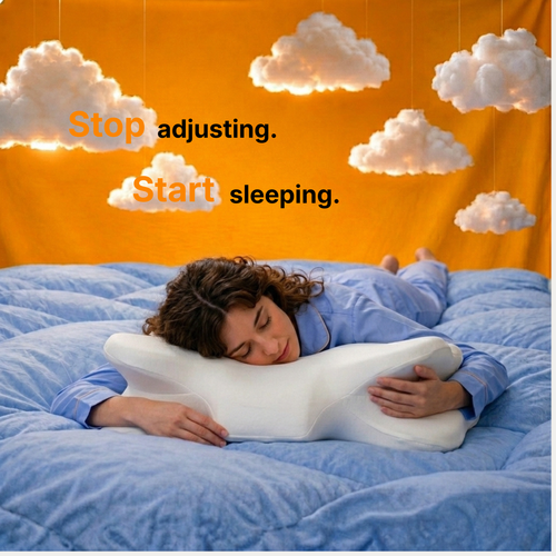 A pillow that adapts as you move.